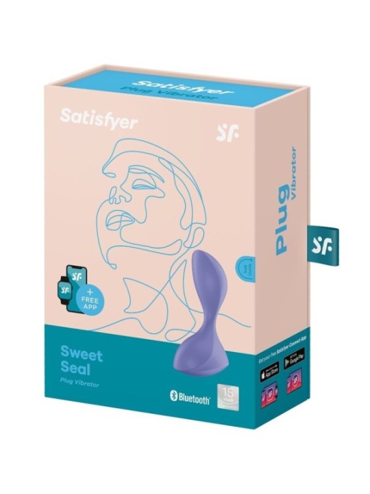 SATISFYER - SWEET SEAL BOUCHON VIBRANT APP VIOLET
