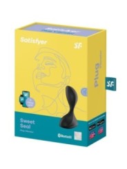 SATISFYER - APPLICATION DE PLUG VIBRANT SWEET SEAL NOIR
