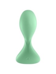 SATISFYER - APPLICATION DE PLUG VIBRANT TRENDSETTER VERT
