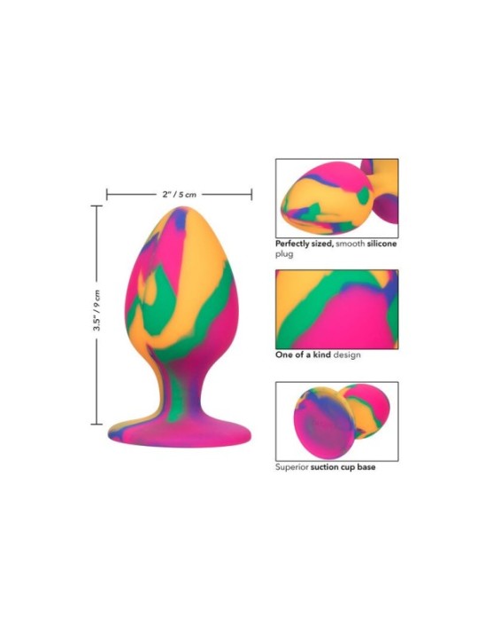 CALEXOTICS - CHEEKY GRAND PLUG ANAL TIE-DYE