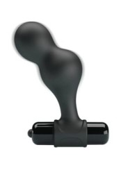 MR PLAY - PLUG ANAL VIBRATEUR EN SILICONE NOIR