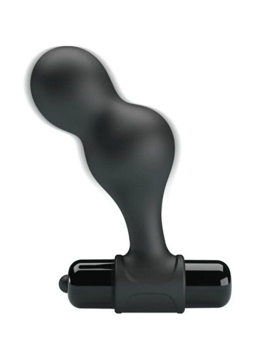MR PLAY - PLUG ANAL VIBRATEUR EN SILICONE NOIR