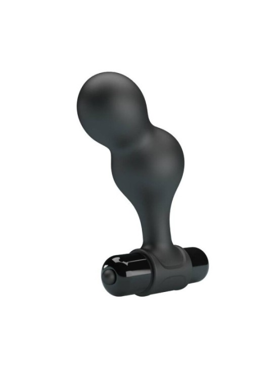 MR PLAY - PLUG ANAL VIBRATEUR EN SILICONE NOIR