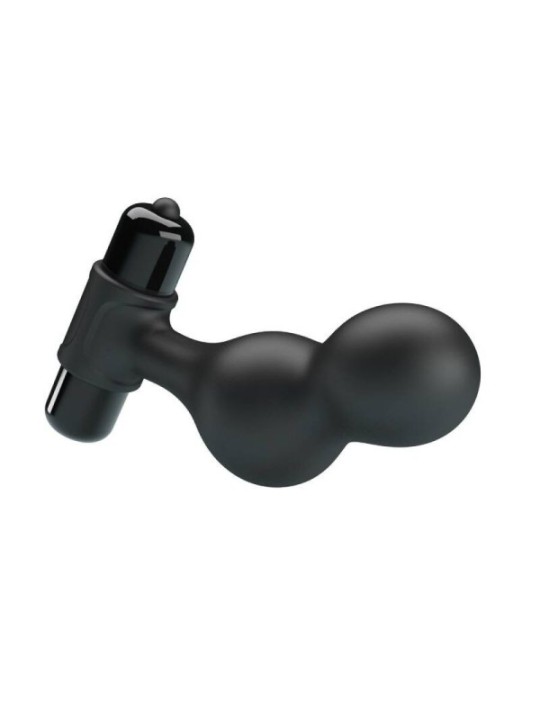 MR PLAY - PLUG ANAL VIBRATEUR EN SILICONE NOIR
