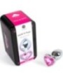 SECRETPLAY - PLUG ANAL EN MÉTAL COEUR FUCHSIA PETITE TAILLE 7 CM