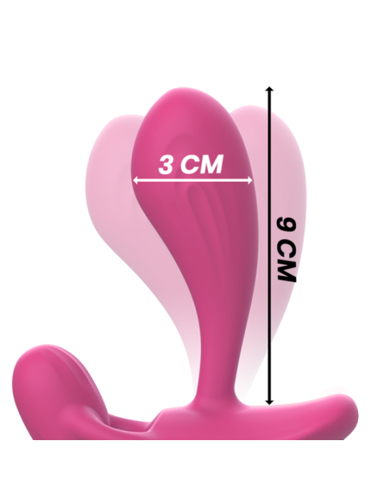 INTENSE - TÉLÉCOMMANDE ANAL SHELLY PLUG ROSE