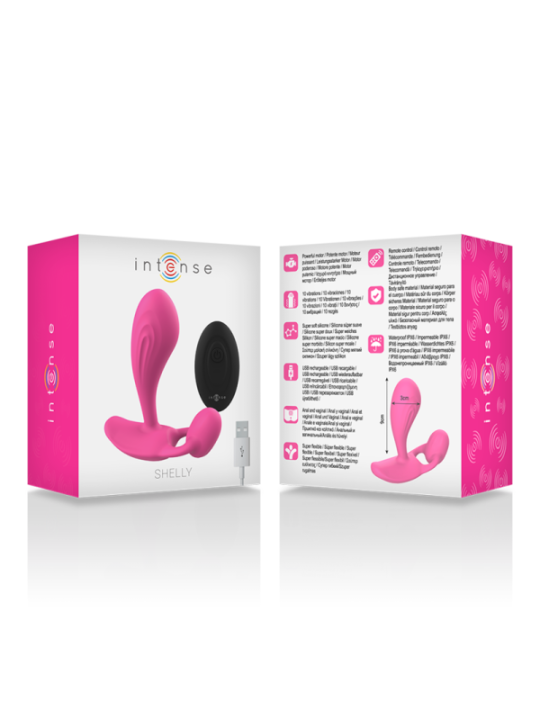 INTENSE - TÉLÉCOMMANDE ANAL SHELLY PLUG ROSE