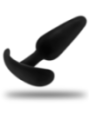 BLACK&SILVER - BOUCHON ANAL EN SILICONE HANSEL AVEC PETITE POIGNÉE