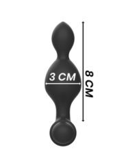 BLACK&SILVER - TUCKER PETITE TÉLÉCOMMANDE POUR PLUG ANAL EN SILICONE