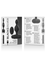 BLACK&SILVER - TUCKER PETITE TÉLÉCOMMANDE POUR PLUG ANAL EN SILICONE
