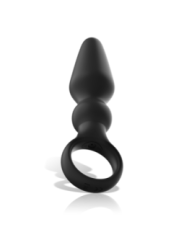 BLACK&SILVER - PUISSANT PLUG ANAL EN SILICONE OZZY
