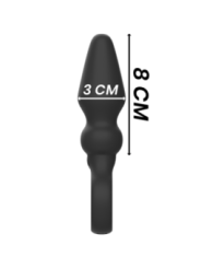 BLACK&SILVER - PUISSANT PLUG ANAL EN SILICONE OZZY
