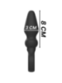 BLACK&SILVER - PUISSANT PLUG ANAL EN SILICONE OZZY