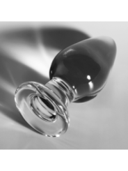 NEBULA SERIES BY IBIZA - PLUG ANAL MODÈLE 3 VERRE BOROSILICATE TRANSPARENT 11 CM -O- 5 CM