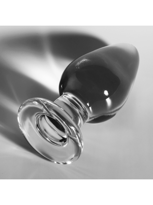 NEBULA SERIES BY IBIZA - PLUG ANAL MODÈLE 3 VERRE BOROSILICATE TRANSPARENT 11 CM -O- 5 CM