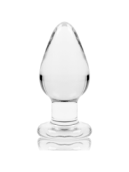 NEBULA SERIES BY IBIZA - PLUG ANAL MODÈLE 3 VERRE BOROSILICATE TRANSPARENT 11 CM -O- 5 CM
