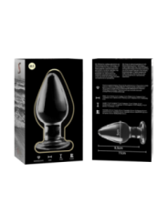 NEBULA SERIES BY IBIZA - PLUG ANAL MODÈLE 3 VERRE BOROSILICATE TRANSPARENT 11 CM -O- 5 CM