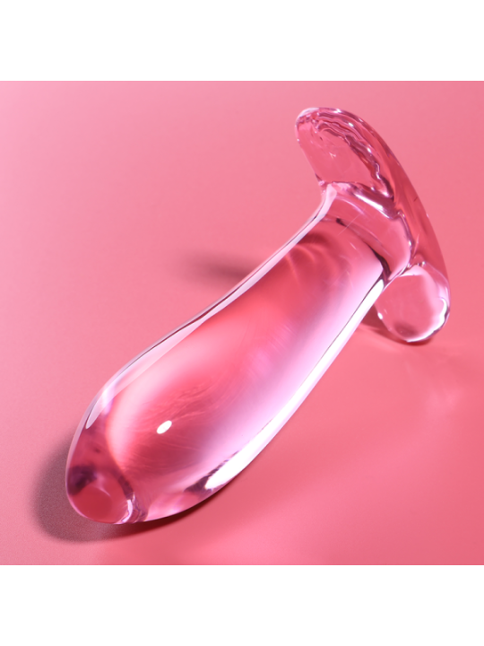 NEBULA SERIES BY IBIZA - PLUG ANAL MODÈLE 5 VERRE BOROSILICATE ROSE 12.5 CM -O- 3.5 CM