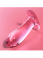 NEBULA SERIES BY IBIZA - PLUG ANAL MODÈLE 5 VERRE BOROSILICATE ROSE 12.5 CM -O- 3.5 CM