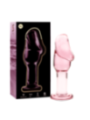 NEBULA SERIES BY IBIZA - PLUG ANAL MODÈLE 6 VERRE BOROSILICATE ROSE 12.5 CM -O- 4 CM
