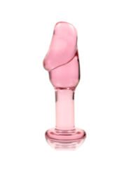 NEBULA SERIES BY IBIZA - PLUG ANAL MODÈLE 6 VERRE BOROSILICATE ROSE 12.5 CM -O- 4 CM