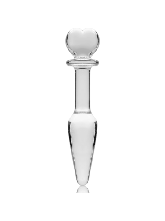 NEBULA SERIES BY IBIZA - PLUG ANAL MODÈLE 7 VERRE BOROSILICATE CLAIR 13.5 CM -O- 3 CM