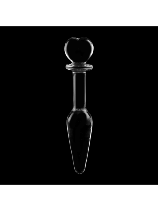 NEBULA SERIES BY IBIZA - PLUG ANAL MODÈLE 7 VERRE BOROSILICATE CLAIR 13.5 CM -O- 3 CM