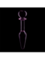 NEBULA SERIES BY IBIZA - PLUG ANAL MODÈLE 7 VERRE BOROSILICATE ROSE 13.5 CM -O- 3 CM