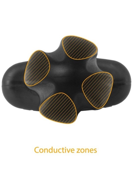 ELECTRASTIM - PLUG ANAL TARTARE QUADRIPOLAR SILICONE NOIR