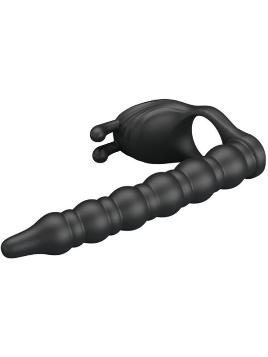 PRETTY LOVE - BLACKNEY ANNEAUX PÉNIS AVEC PLUG VIBRATEUR