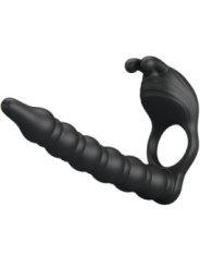 PRETTY LOVE - BLACKNEY ANNEAUX PÉNIS AVEC PLUG VIBRATEUR