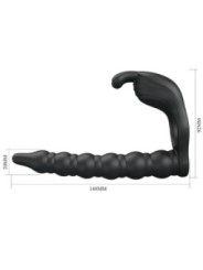 PRETTY LOVE - BLACKNEY ANNEAUX PÉNIS AVEC PLUG VIBRATEUR