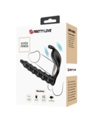 PRETTY LOVE - BLACKNEY ANNEAUX PÉNIS AVEC PLUG VIBRATEUR