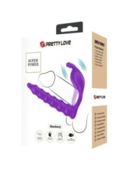 PRETTY LOVE - BLACKNEY ANNEAUX PÉNIS AVEC PLUG VIBRATEUR