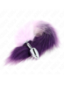 KINK - PLUG ANAL TAILLE S 7 X 3 CM AVEC QUEUE SYNTHÉTIQUE 40 CM VIOLET