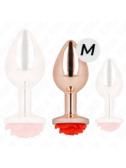 KINK - PLUG ANAL OR ROSE AVEC ROSE ROUGE M