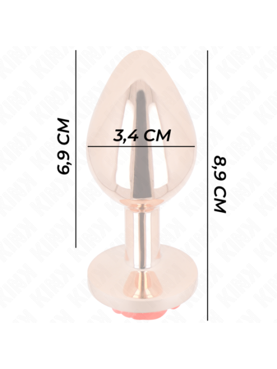 KINK - PLUG ANAL OR ROSE AVEC ROSE ROUGE M