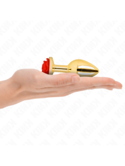 KINK - PLUG ANAL OR ROSE ROUGE TAILLE M