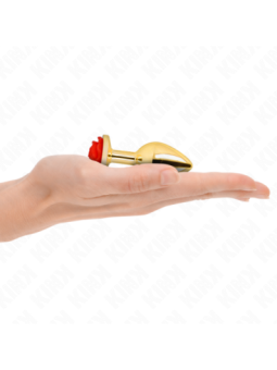 KINK - PLUG ANAL OR ROSE ROUGE TAILLE S