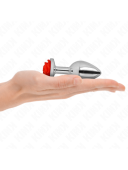 KINK - PLUG ANAL ROSE ROUGE TAILLE M