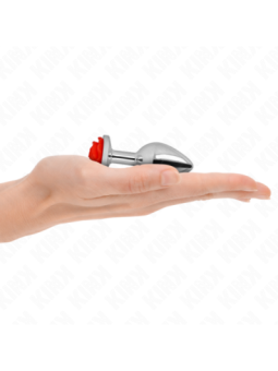 KINK - PLUG ANAL ROSE ROUGE TAILLE S