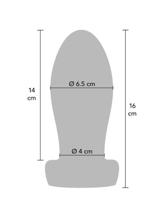 HIDDEN DESIRE - EXTREME HEAVY ANAL STRETCHER PLUG L