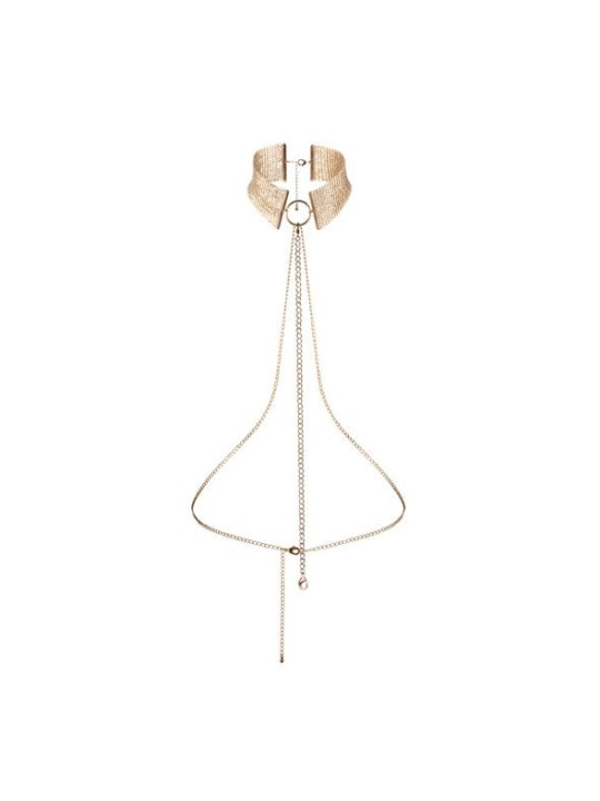 BIJOUX - DÉSIR MÉTALLIQUE COLLIER MÉTALLISÉ DORÉ