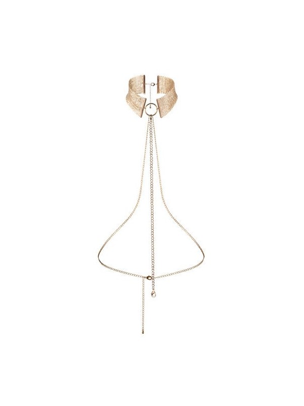 BIJOUX - DÉSIR MÉTALLIQUE COLLIER MÉTALLISÉ DORÉ