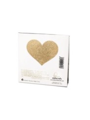 BIJOUX - INDISCRETS CACHE-METONS FLASH COEUR DOR?