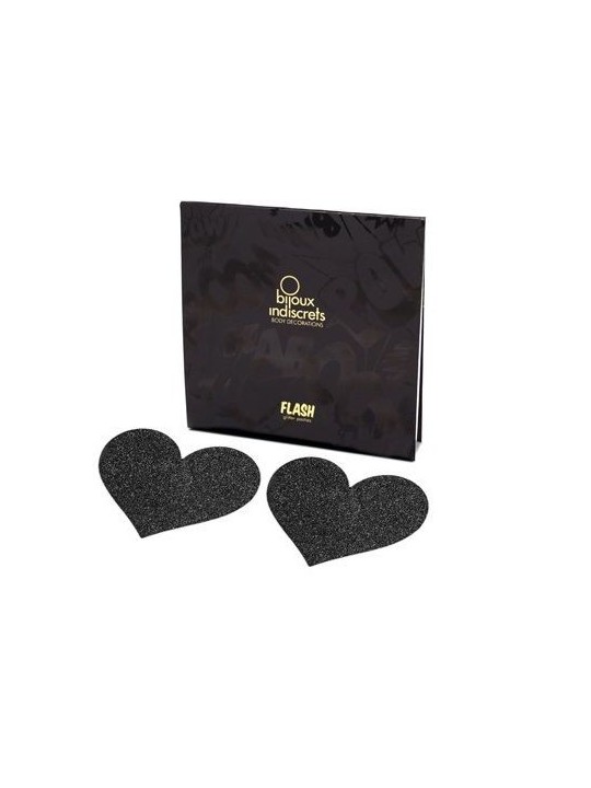BIJOUX - INDISCRETS FLASH COEUR NOIR COUPES DE TAMELON