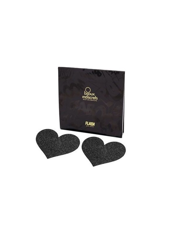 BIJOUX - INDISCRETS FLASH COEUR NOIR COUPES DE TAMELON