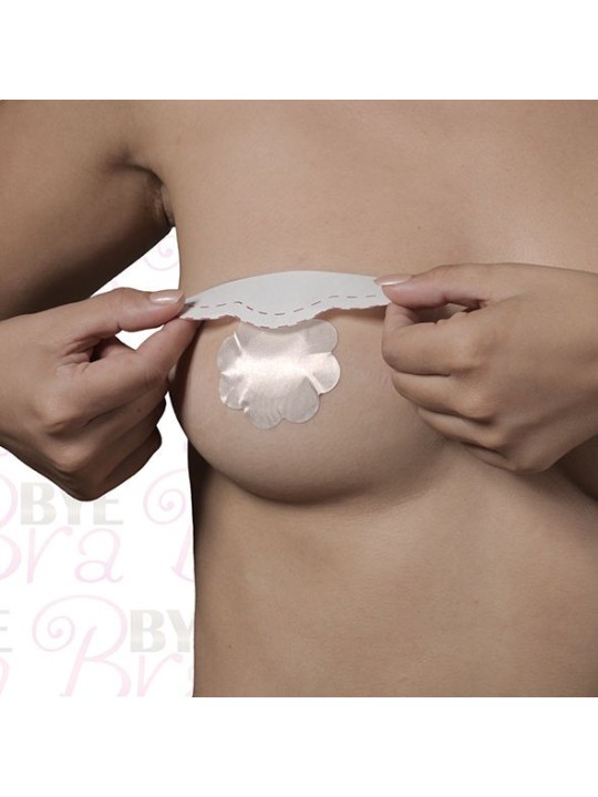 BYE-BRA - RENFORCEMENTSEINS + COUVRE-MAMETAUX SOIE BONNET F/H