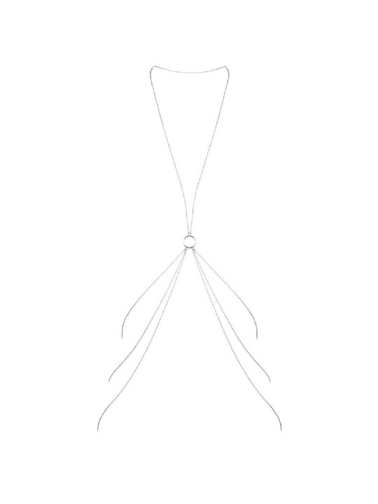 BIJOUX - MAGNIFIQUE CHAÎNES MÉTALLIQUES POUR LE CORPS 8 ARGENT