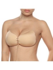 BYE-BRA - LACE-IT RENFORCEMENT PUSH-UP BEIGE BONNET D